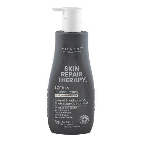 Vibrant Beauty Skin Repair Therapy Intense Repair Lotion, Retinol, Niacinamide, Shea Butter & Ceramide, For All Types Of Skin, 200ml