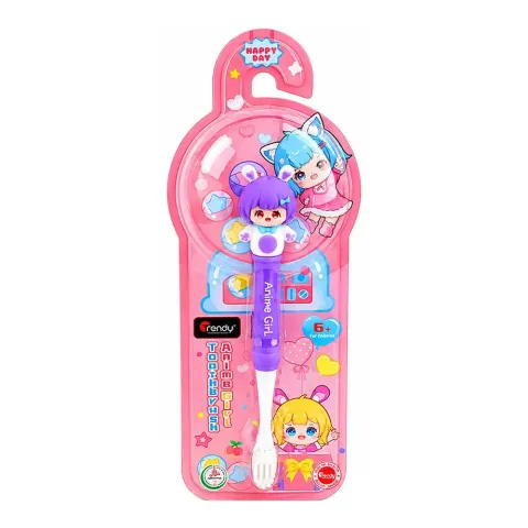 Trendy Anime City Kids Toothbrush, For 6+ Years, TD-423