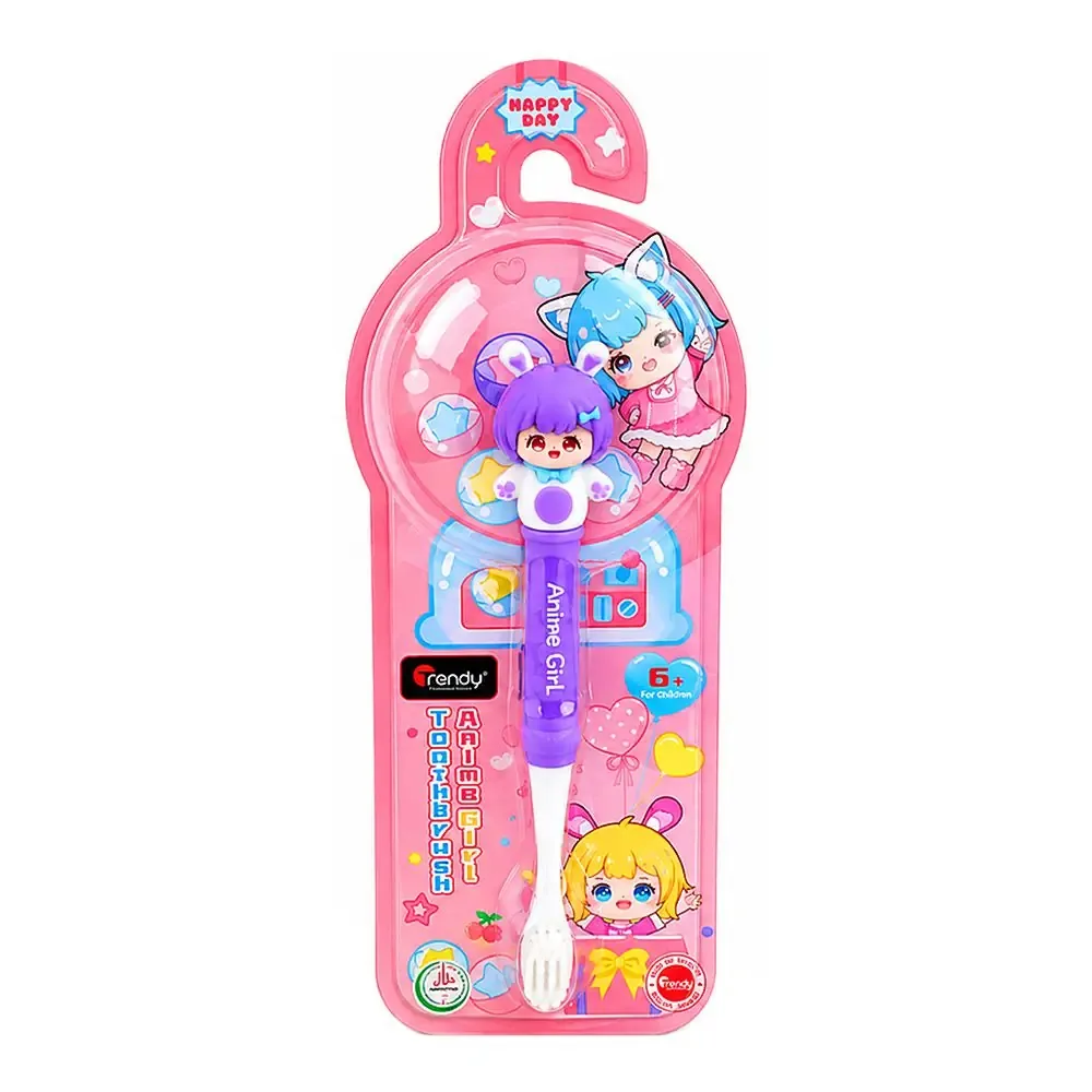 Trendy Anime City Kids Toothbrush, For 6+ Years, TD-423