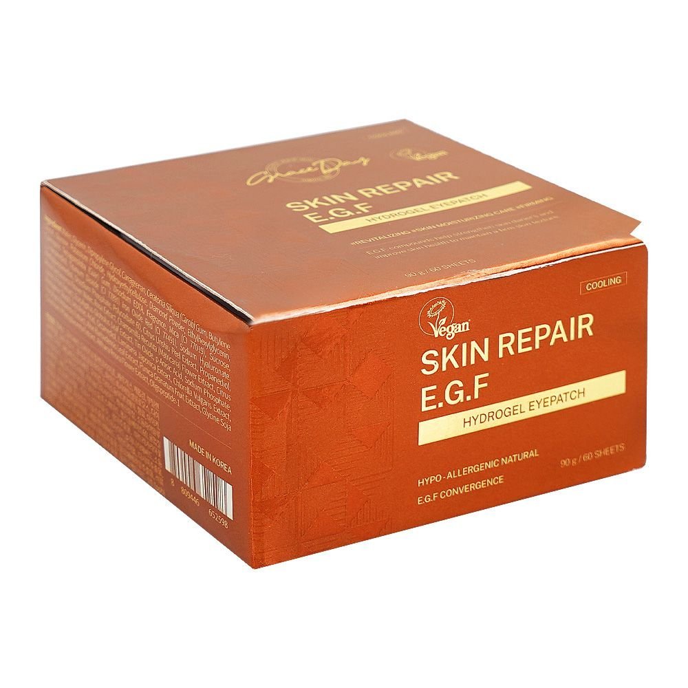 Grace Day Skin Repair E.G.F Hydrogel Eye Patch, Glycerin, 60-Pack, 90g