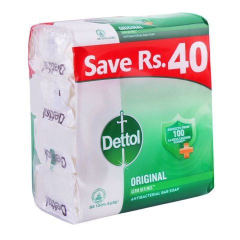 Dettol Orignal Soap, 4 X 120g