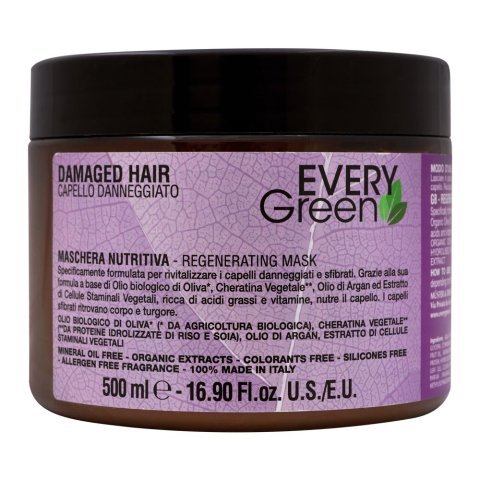 Every Green Damaged Hair Regenerating Mask, 500ml