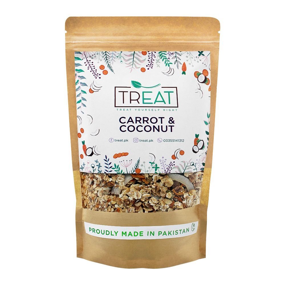 Treat Carrot & Coconut Granola, 360g