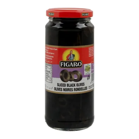 Figaro Black Slice Olives, 340g