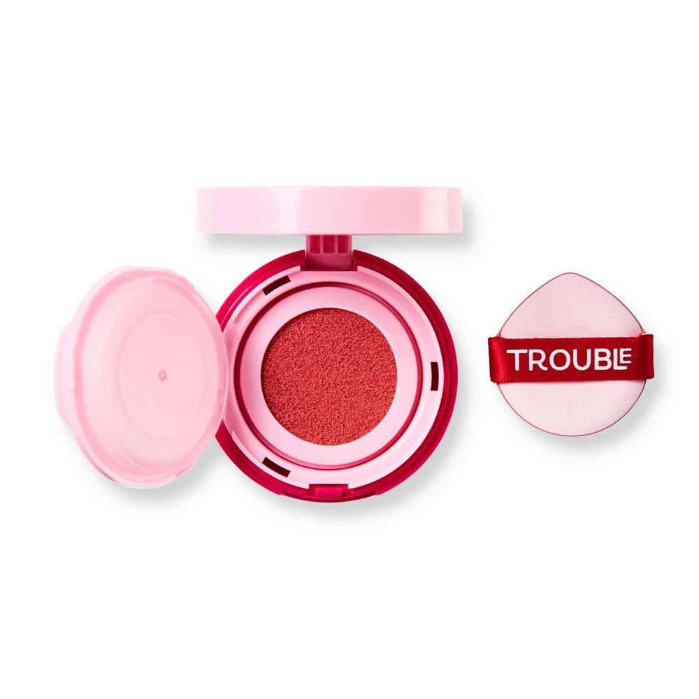 Trouble Maker Press Play Blush Cushion, Remix Peach, 4g