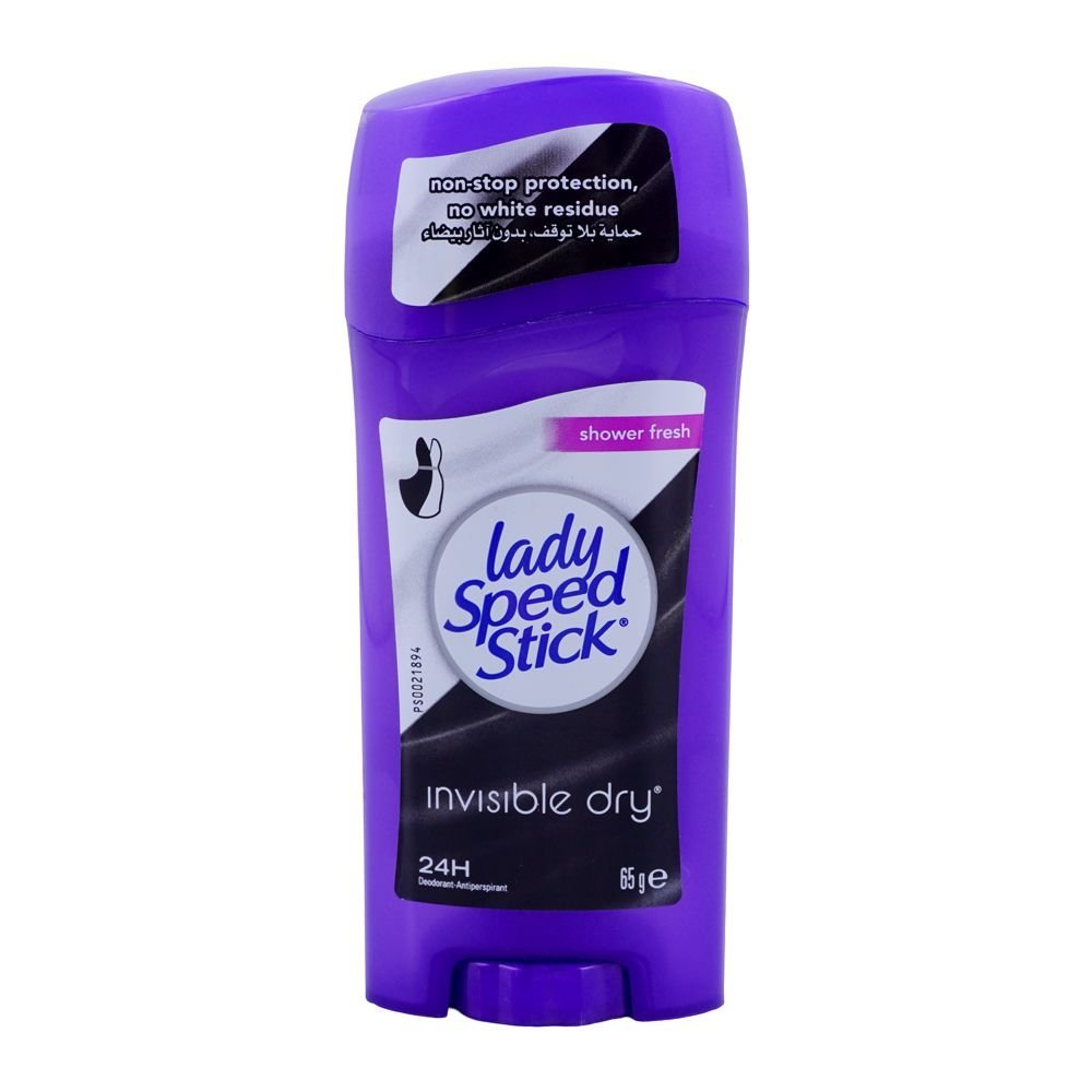 Lady Speed Stick Shower Fresh Invisible Dry Deodorant For Women, 65g