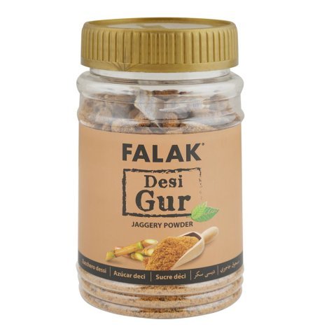 Falak Desi Shakkar, Jaggery Powder, Jar, 500g