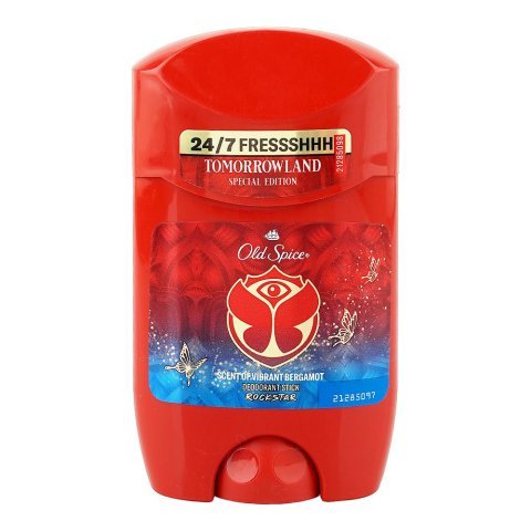 Old Spice Rock Star Scent Of Vibrant Bergamot Deodorant Stick, 50ml