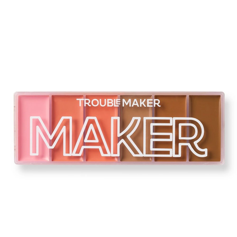 Trouble Maker Cream Complexion Maker Palette, Smash Light, 6-Pack