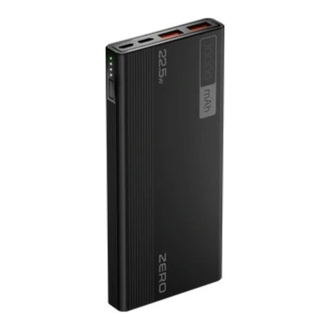 Zero Lumin L-100 Fast Charging Power Bank, 22.5W, 10000mAh, Black