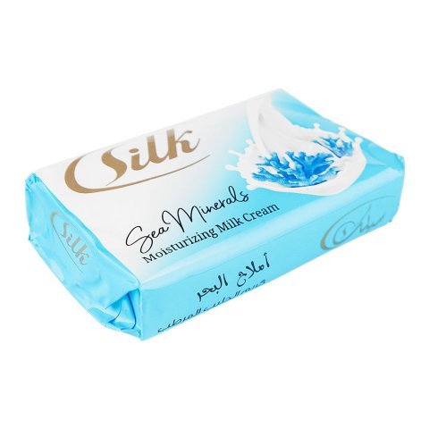 Silk Sea Minerals Moisturizing Milk Cream Soap, 130g