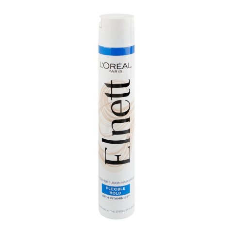 L'Oreal Paris Elnett Flexible Micro-Diffusion Hair Spray, Vitamin B5, 400ml