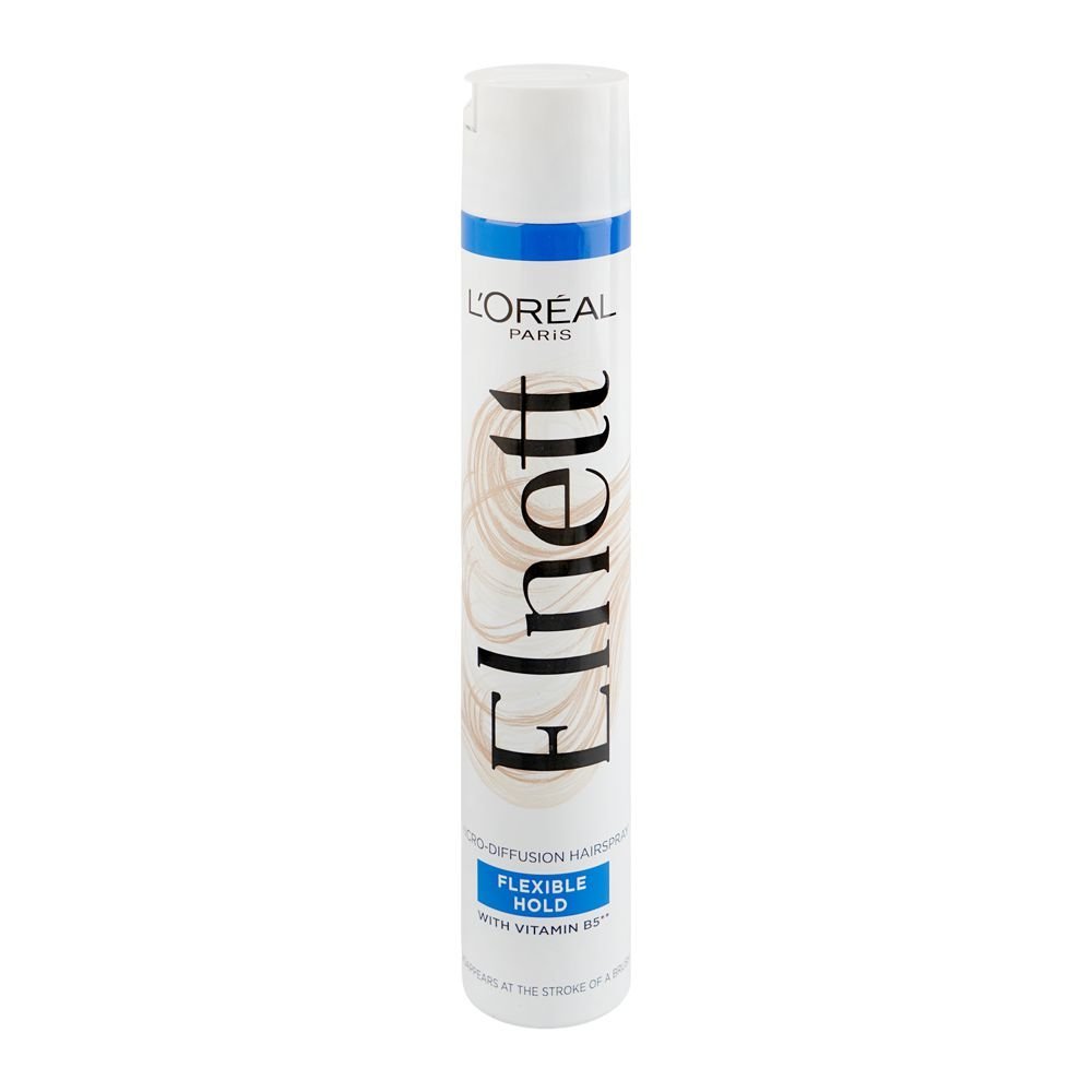 L'Oreal Paris Elnett Flexible Micro-Diffusion Hair Spray, Vitamin B5, 400ml