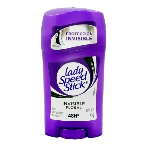 Lady Speed Stick 48H Invisible Floral Deodorant Stick, Alcohol Free, 45g