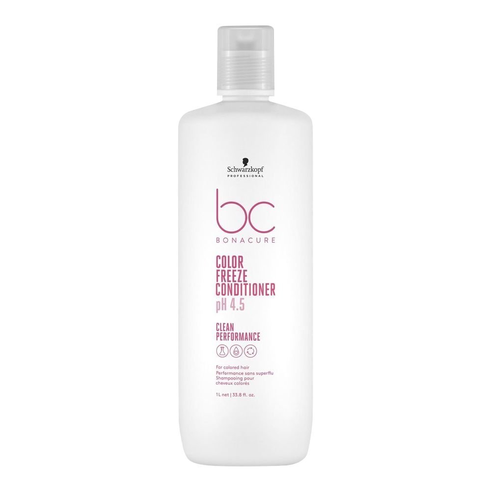 Schwarzkopf BC Bonacure Color Freeze PH 4.5 Colored Hair Conditioner For Colored Hair, 1 Liter