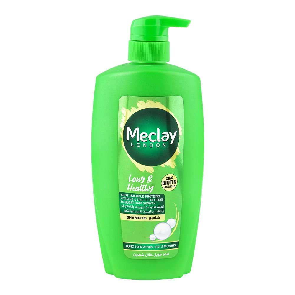 Meclay London Zinc Biotin Collagen Long & Healthy Shampoo, For Long Hair, 660ml