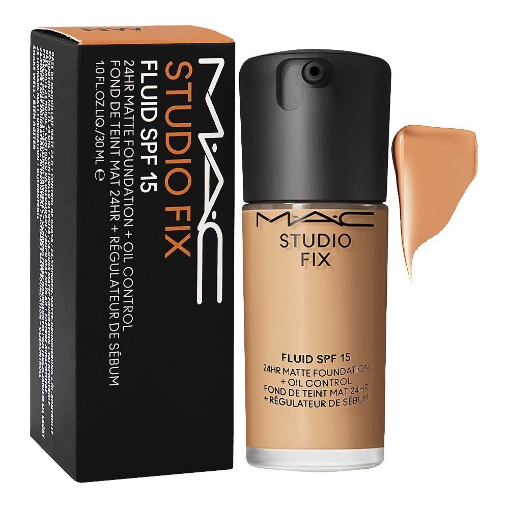 Mac Studio Fix Fluid SPF15 24HR Matte Foundation, NC37, 30ml