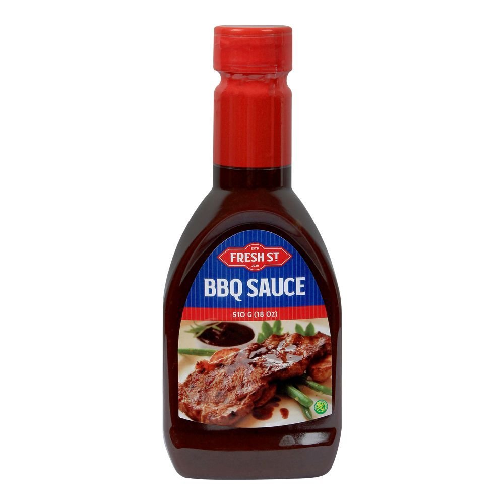 Fresh Street BBQ Sauce, 18oz, 510g, Pet Bottle