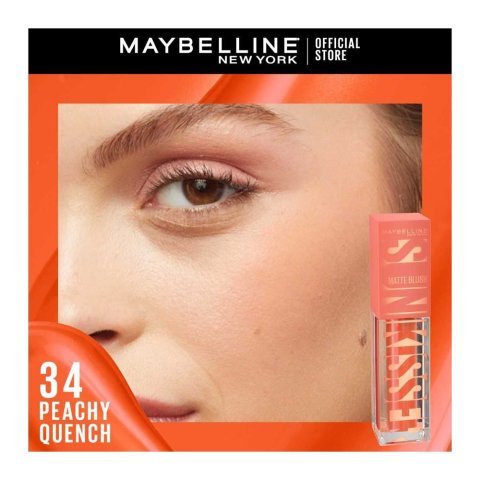 Maybelline Sunkisser Matte Blush, 34 Peachy Quench, 4.7ml
