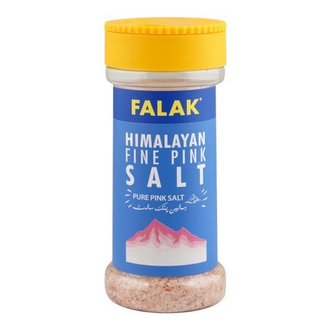 Falak Himalayan Fine Pink Salt, 150g, Bottle