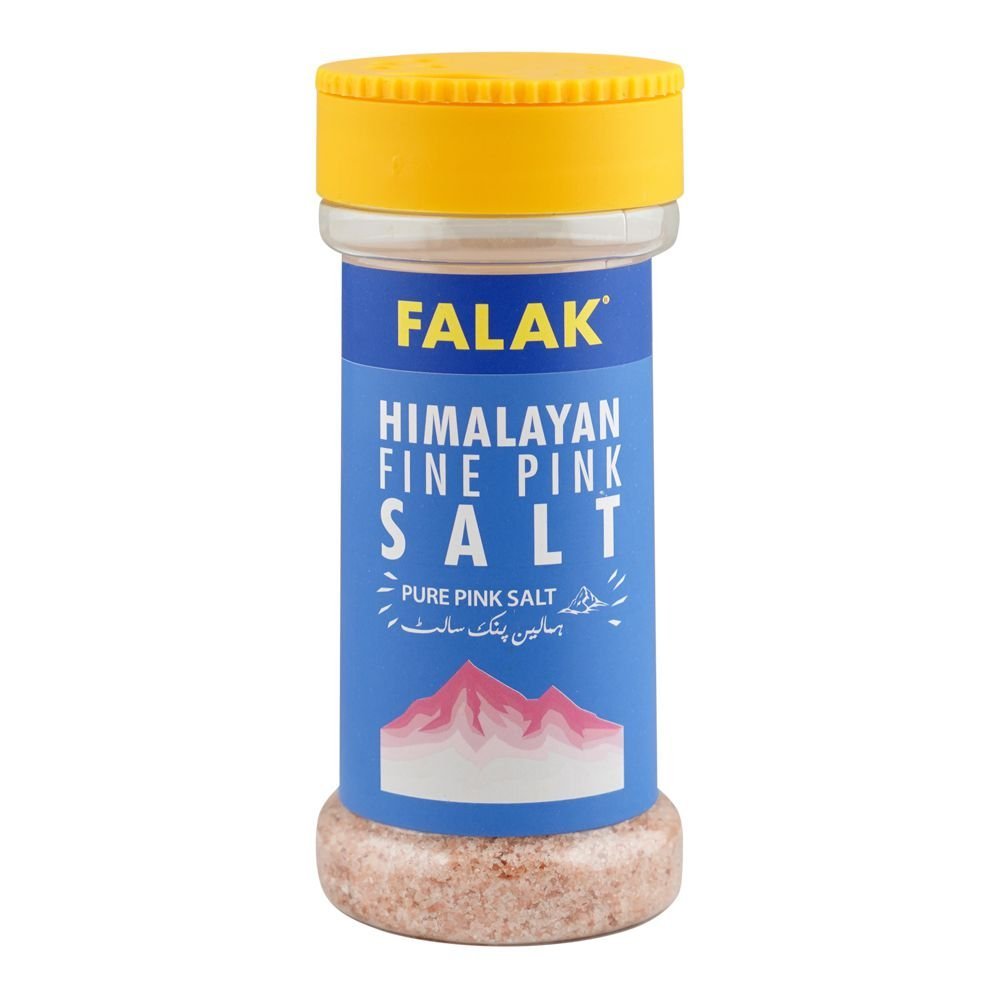 Falak Himalayan Fine Pink Salt, 150g, Bottle