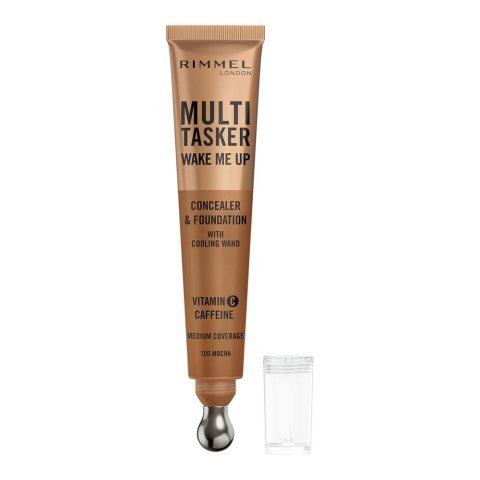 Rimmel Multi-Tasker Wake Me Up Concealer & Foundation, 100 Mocha, 20ml