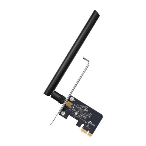 TP-LINK AC600 Dual Band Wi-Fi PCI Express Adapter, 600 Mbps, 1 X Antennas, Archer T2E