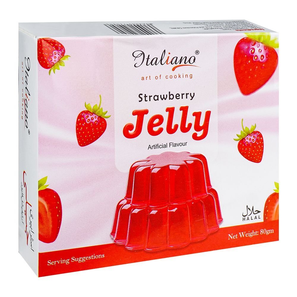 Italiano Strawberry Jelly Powder, 80g