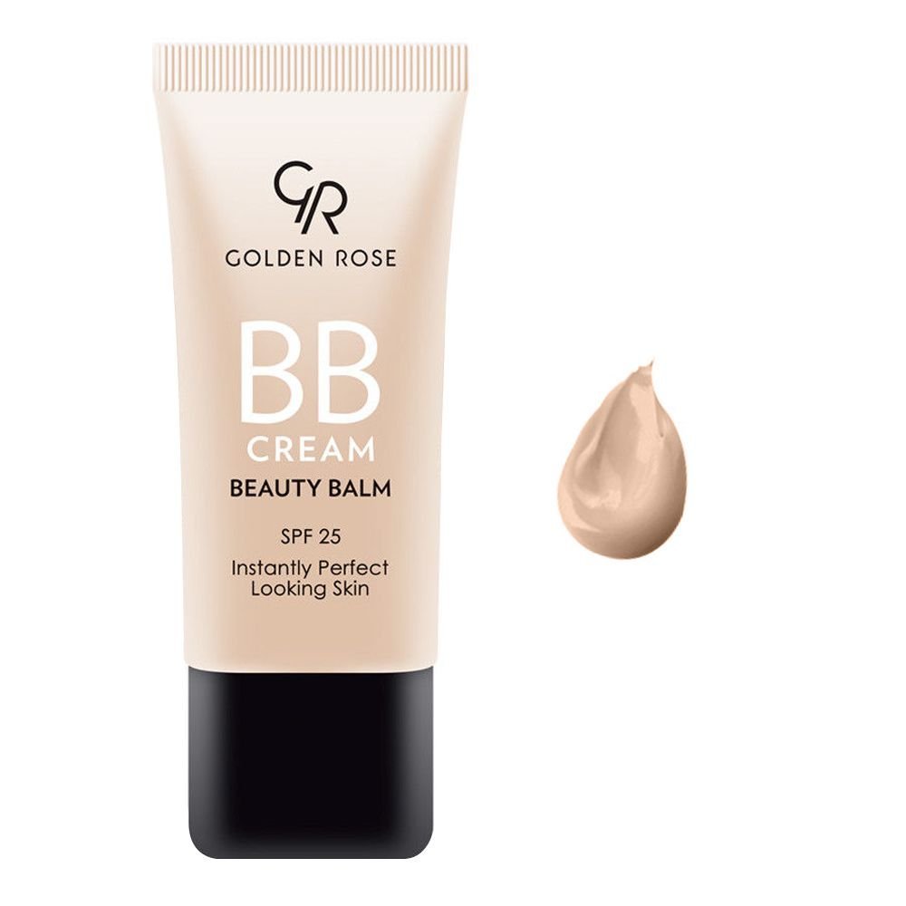 Golden Rose BB Cream Beauty Balm, SPF 25, 01 Light