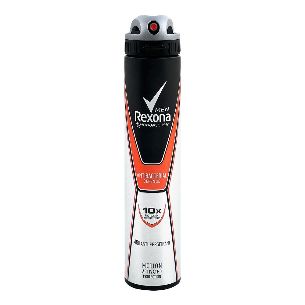 Rexona Men Motion Sense Antibacterial Defense 48H Body Spray, Anti-Perspirant, 200ml
