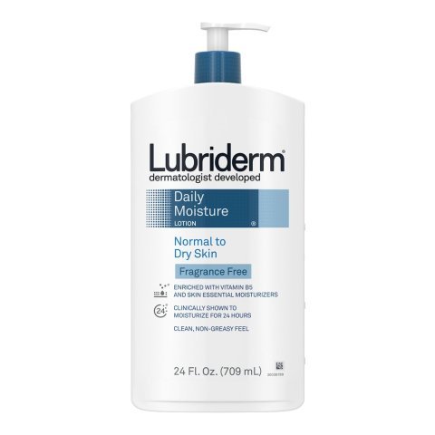 Lubriderm Daily Moisture Fragrance Free Lotion, Normal To Dry Skin, 709ml