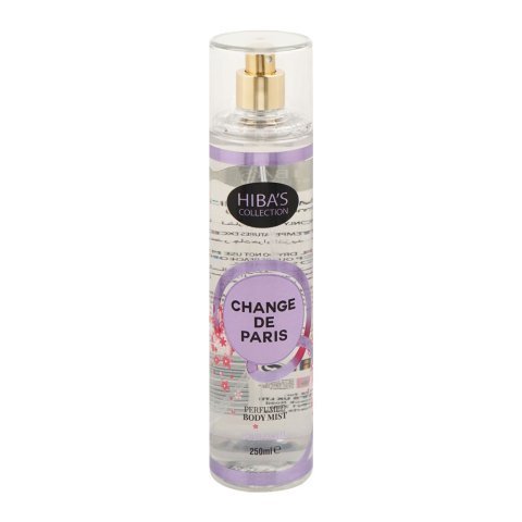 Hiba's Collection Change De Paris Perfumed Pour Femme Body Mist, For Women, 250ml