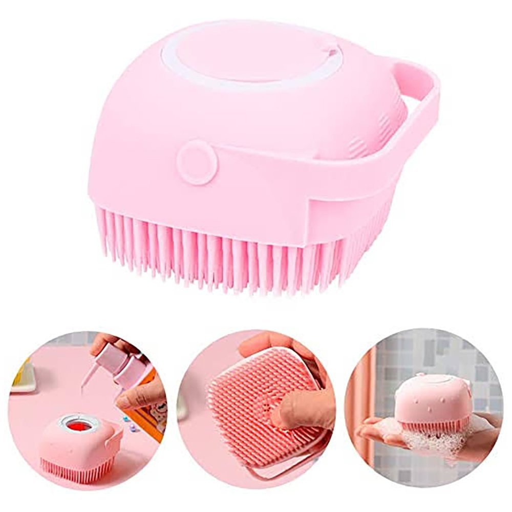 Silicone Massage Bath Brush, Assorted Colors, 1 Piece