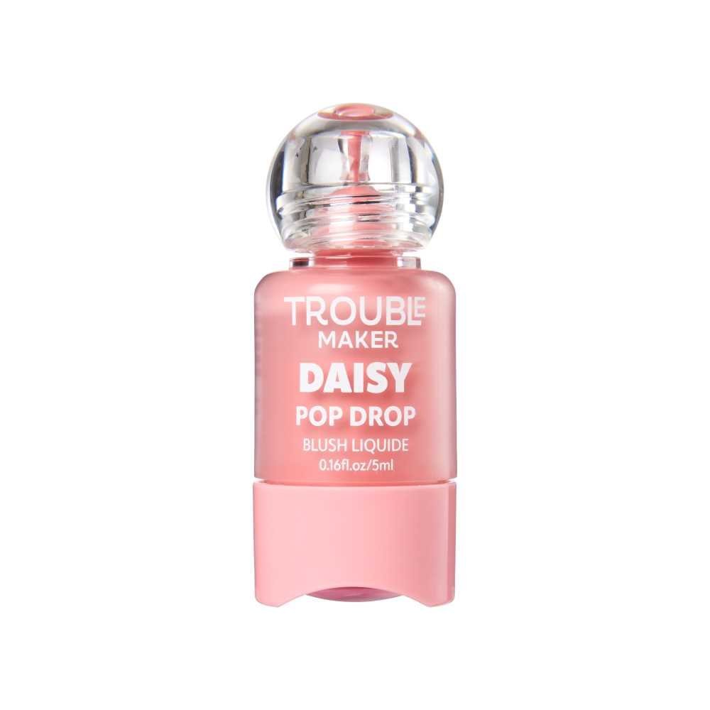 Trouble Maker Daisy Pop Drop Liquid Blush, Peach Pink, 5ml