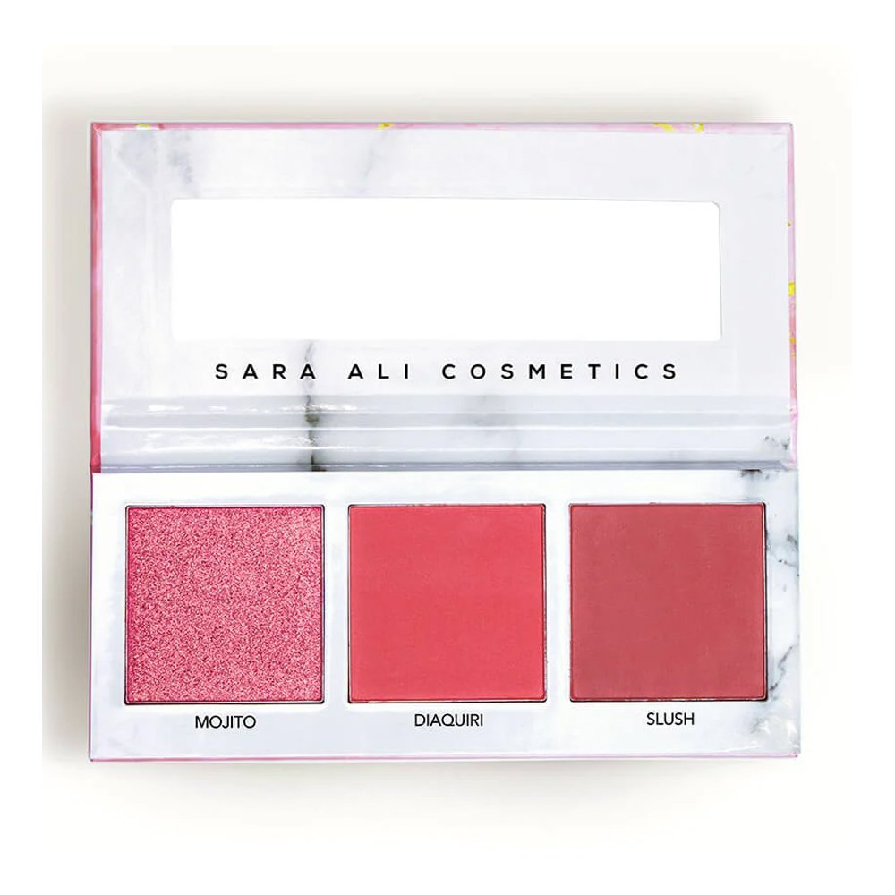 Sara Ali Raspberry Punch Blush Palette, 3-Pack