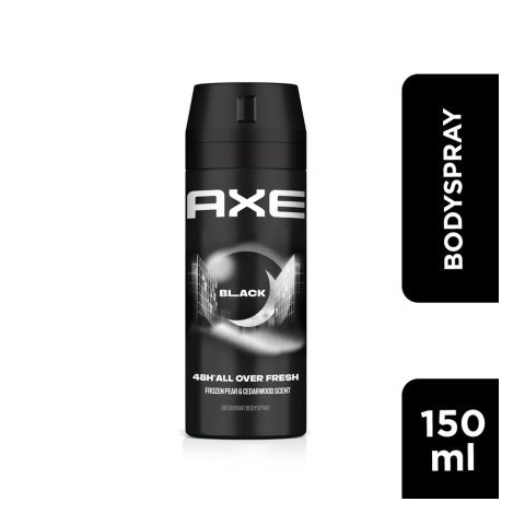 Axe Black Frozen Pear & Cedarwood Scent 48H All Over Fresh Deodorant Body Spray, For Men, 150ml