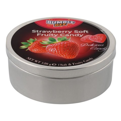 Bumble Bee Strawberry Soft Fruity Candy, 128g