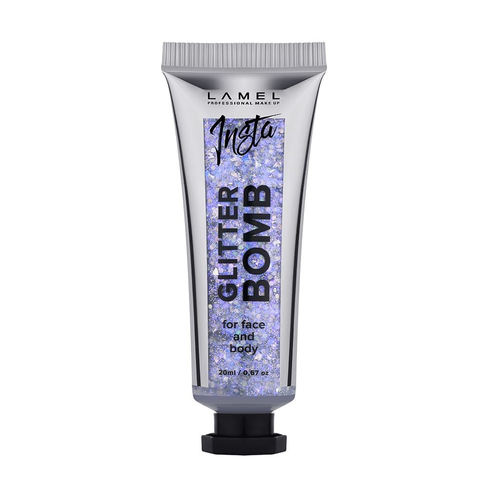 Lamel INSTA Glitter Bomb, For Face & Body, 20ml, 401 Sparkle