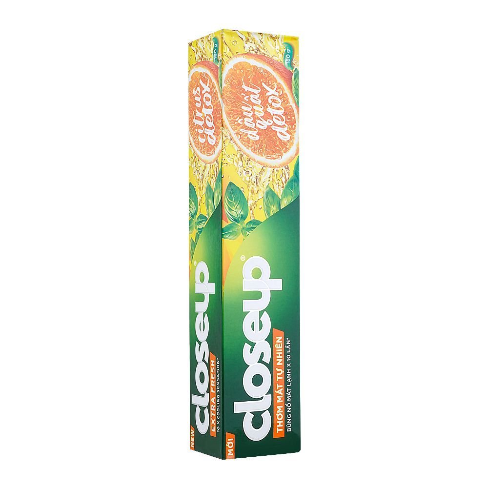 Closeup Extra Fresh Citrus Detox Toothpaste, 180g