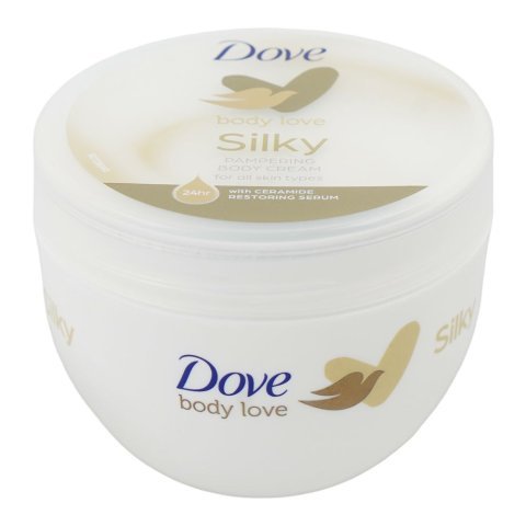 Dove Silky Nourishment Body Cream, For All Types Of Skin, 300ml