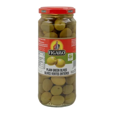 Figaro Plain Green Olives, 340g