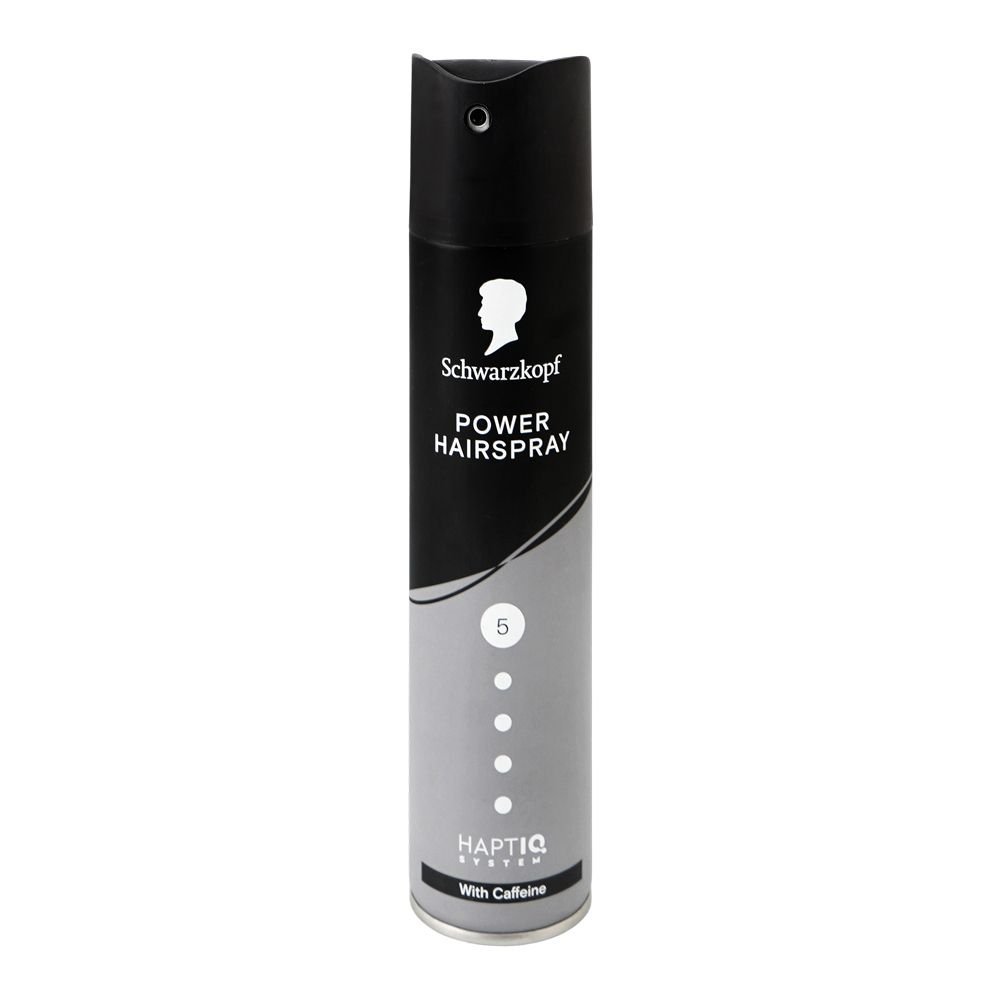 Schwarzkopf Haptiq System With Caffeine 5 Hair Spray, 250ml