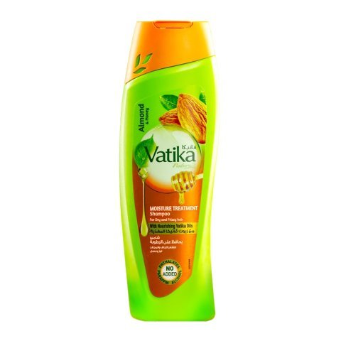 Dabur Vatika Naturals Almond & Honey Moisture Treatment Shampoo, For Dry & Frizzy Hair, 185ml
