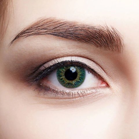 Freshkon Contact Lenses, Groovy Green