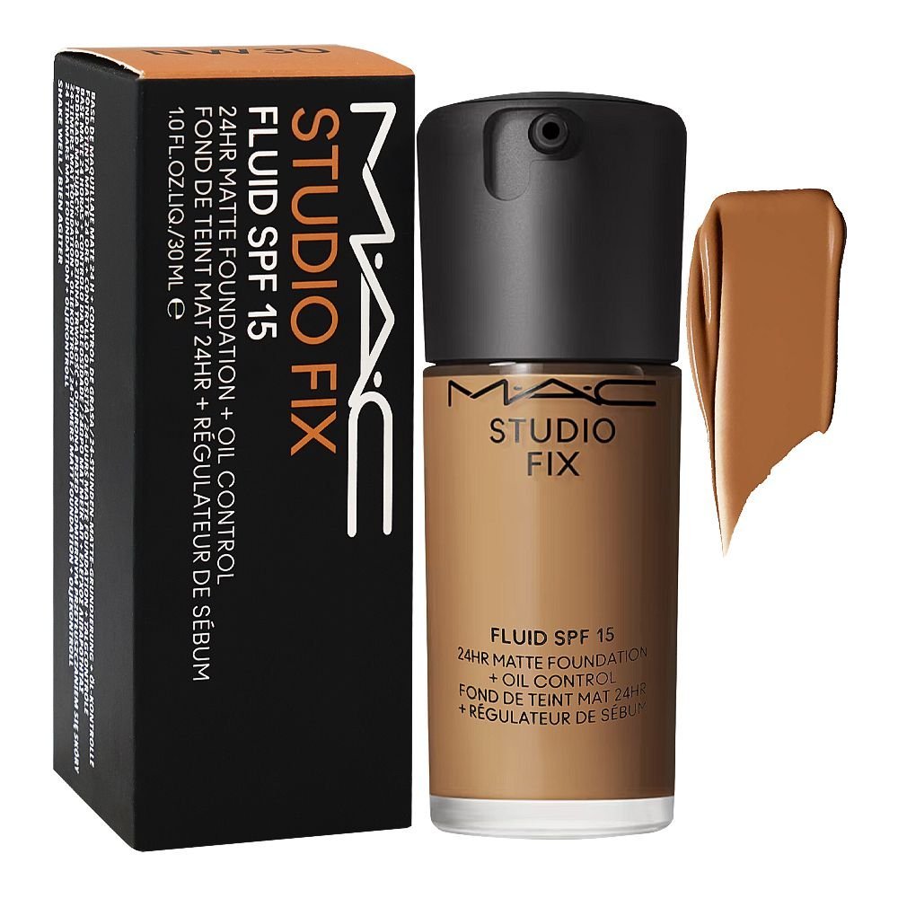 Mac Studio Fix Fluid SPF15 24HR Matte Foundation, NW40, 30ml