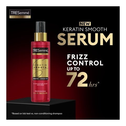 Tresemme Keratin Smooth Keratin + Argan Oil Anti-Frizz Hair Serum, For Frizzy Hair, 100ml