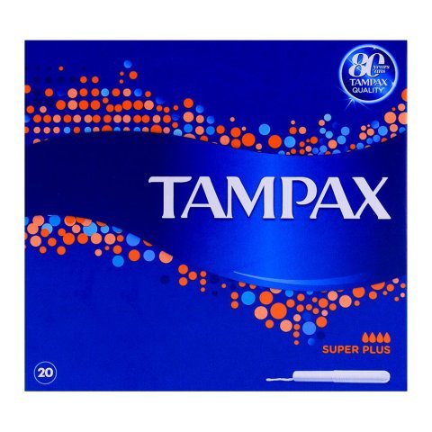 Tampax Super Plus Tampons 20-Pack
