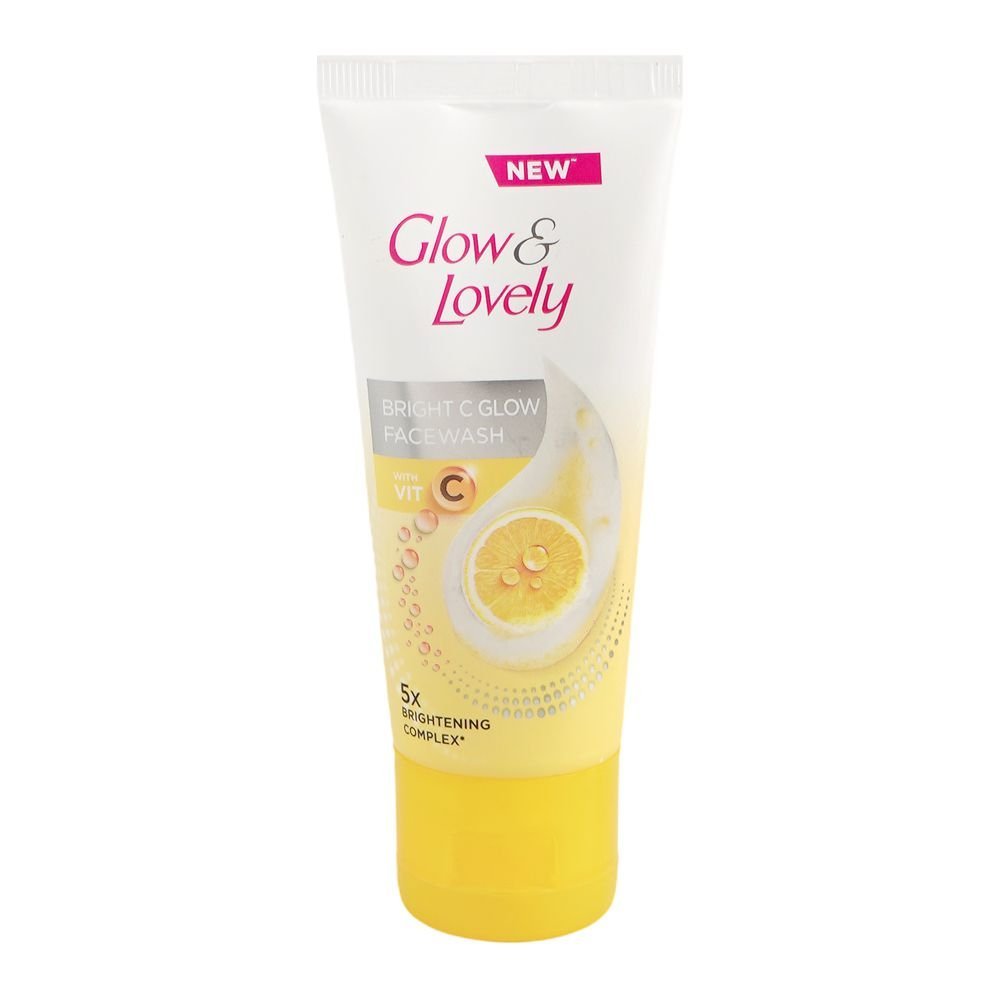Glow & Lovely Bright C Glow Face Wash, Vitamin C, Niacinamide, 50g