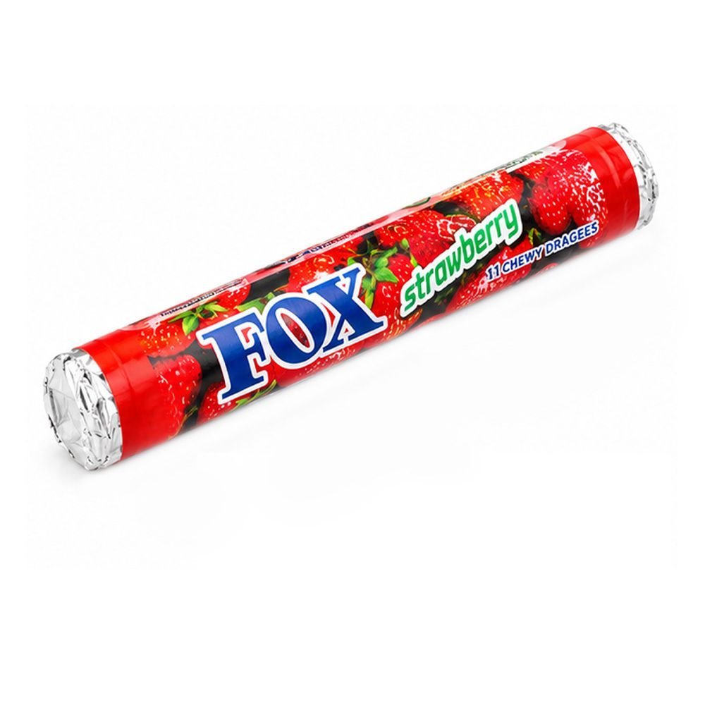 Fox's Strawberry Candy, 27.5g