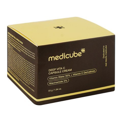 Medicube Deep Vita C Capsule Cream, Niacinamide, Vitamin C, Vitamin Water, For All Types Of Skin, 55g